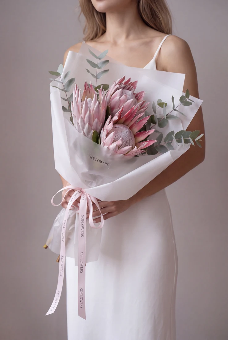 Букет «Рассвет в Африке» от XOFLOWERS